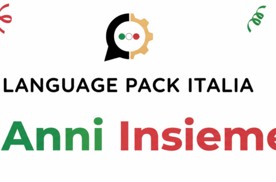 Language Pack Italia compie 3 anni!🎉